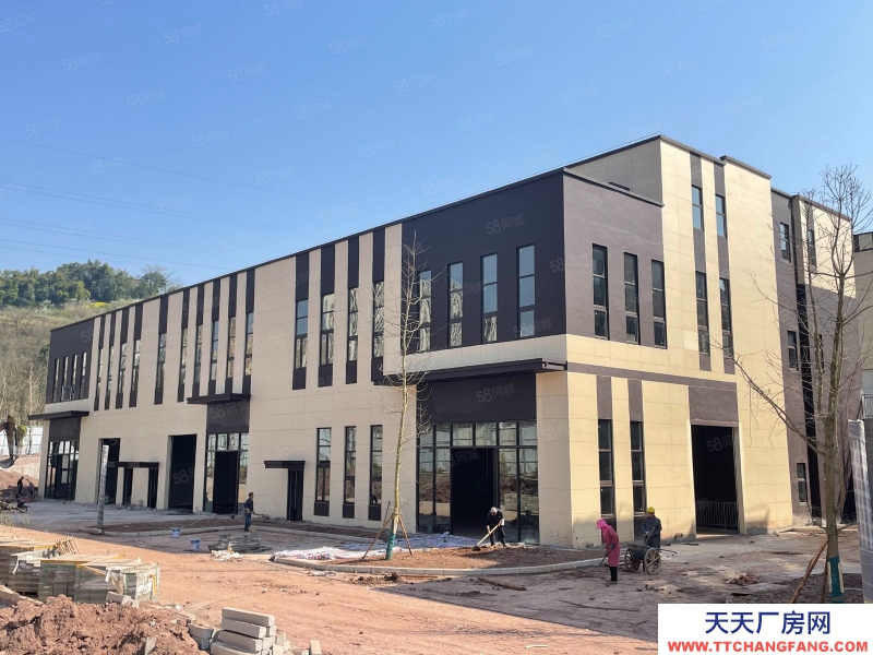 (出售) 獨棟廠房出售,雙一層框架廠房,首層7.8米,二層研發組裝辦公