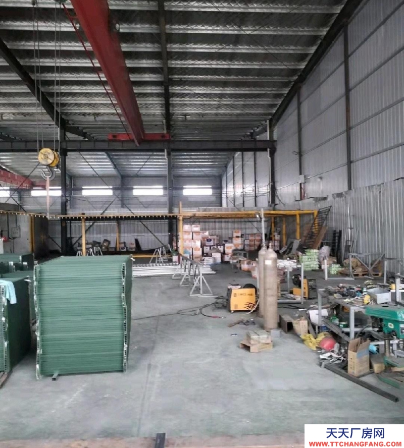 (出租) 標準化廠房，水電齊全，有10噸行車，辦公室、廚房等齊全