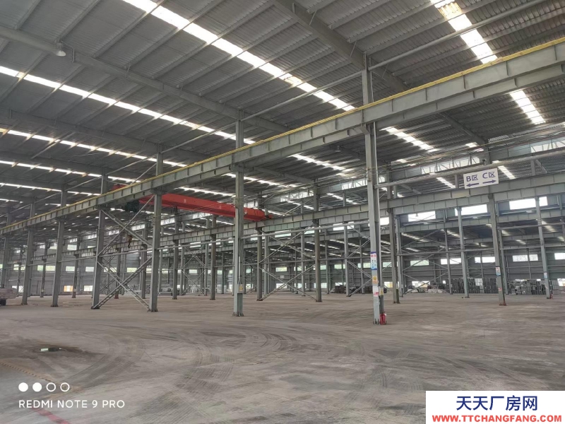 (出租) 標準重工業廠房，層高12米，帶25噸行車，開間大