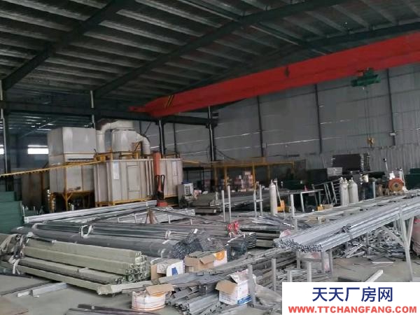 (出租) 標準化廠房，水電齊全，有10噸行車，辦公室、廚房等齊全