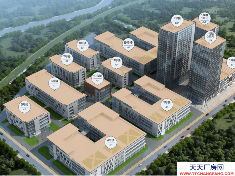 東廣人工智能谷，成華區(qū)三環(huán)邊龍?zhí)豆δ軈^(qū)國資標(biāo)準(zhǔn)化廠房出租