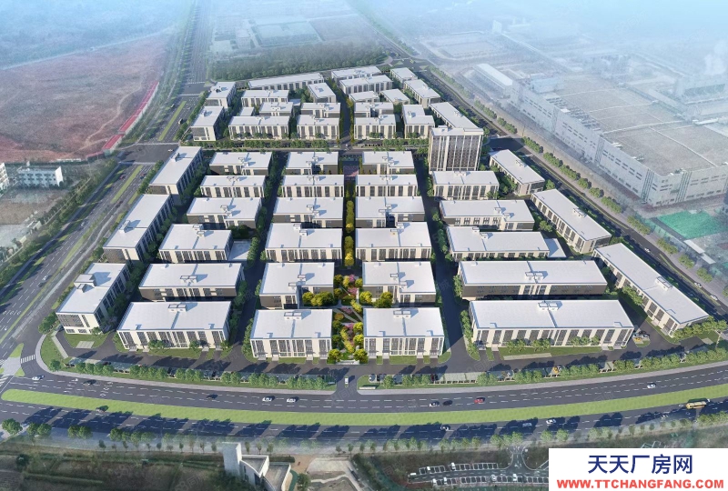 (出售) 南昌紅谷灘新區8.1米層高 花園式獨棟廠房 生活方便 出入便捷 現房