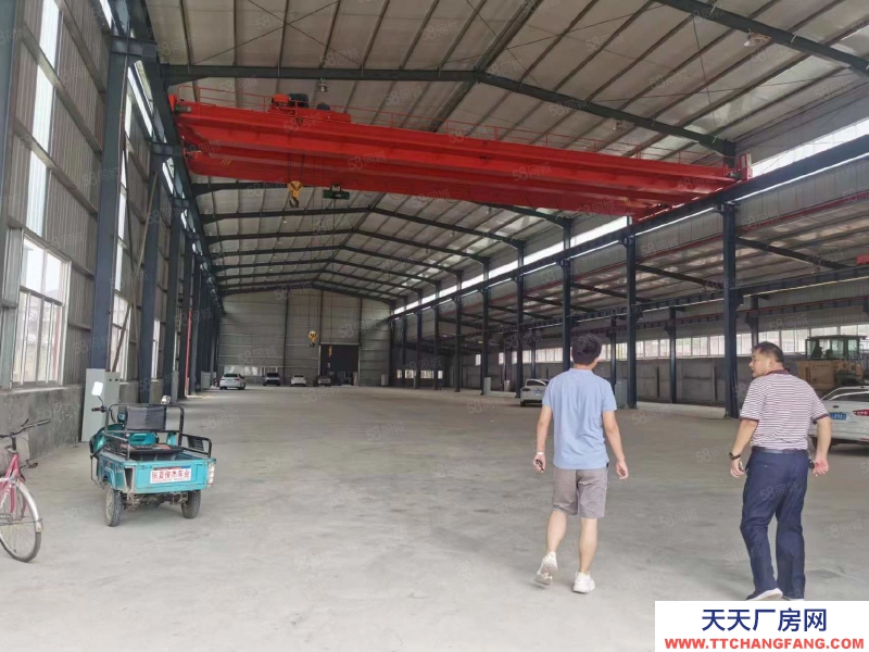 濟南長清崮山獨門獨院鋼結構廠房(帶25噸航吊)