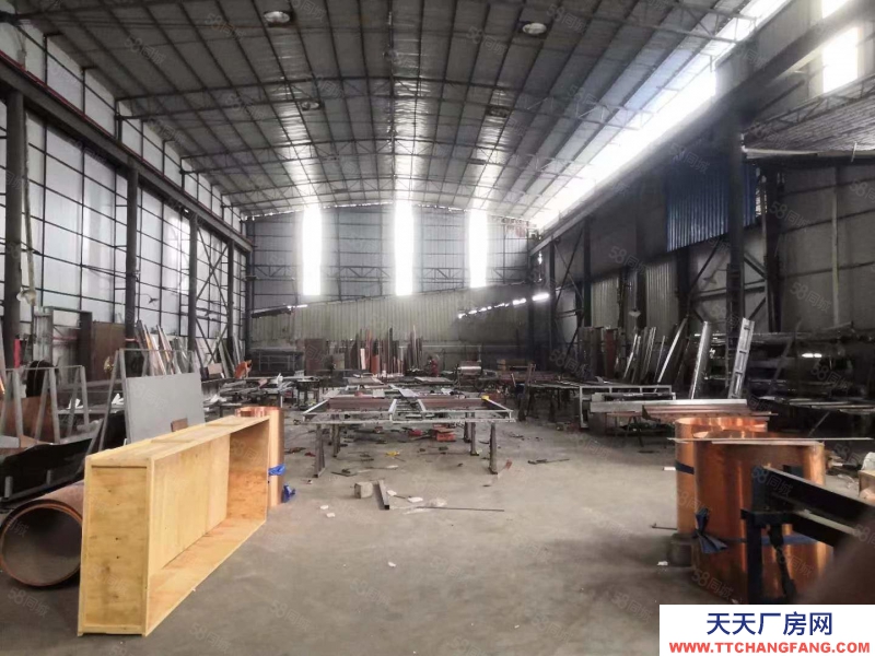 (出租)廣州 南沙欖核一線主干道旁獨院單一層1200方實際面積出租現成天車