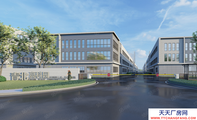 青島市北萊西青北高科園廠房，2900元，8.1層高，有證，低首付