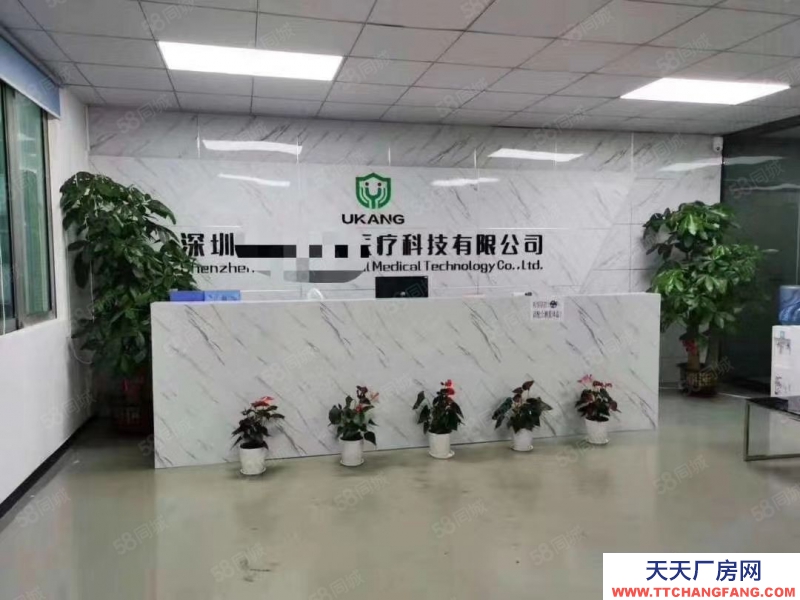 (出租) 深圳寶安福永107國(guó)道鳳凰樓上豪華裝修廠房出租帶無(wú)塵車間1500平方