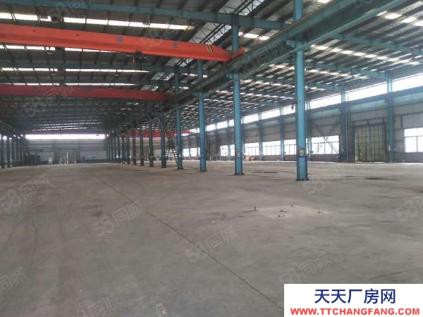 南京市溧水柘塘工業(yè)園區(qū)單一層鋼結(jié)構(gòu)配有多部行車4000平方廠房出租