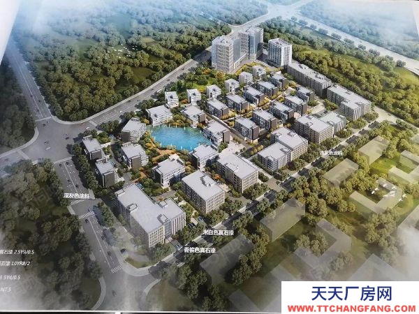 長沙市長沙區金霞3002500平臨湖獨棟多層廠房可辦公生產倉儲研發