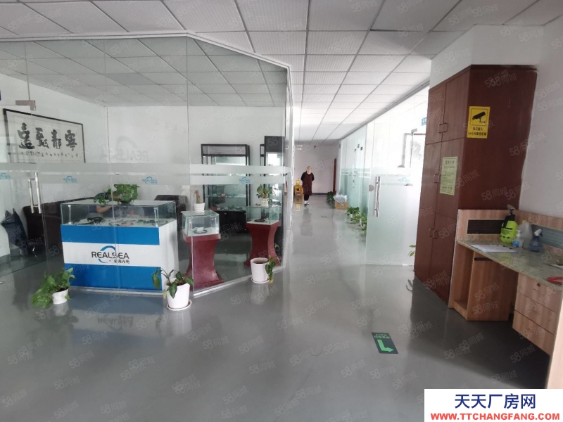 (出租) 東莞周屋空出二樓800平精裝修廠房倉庫低價出租水電齊全空地大