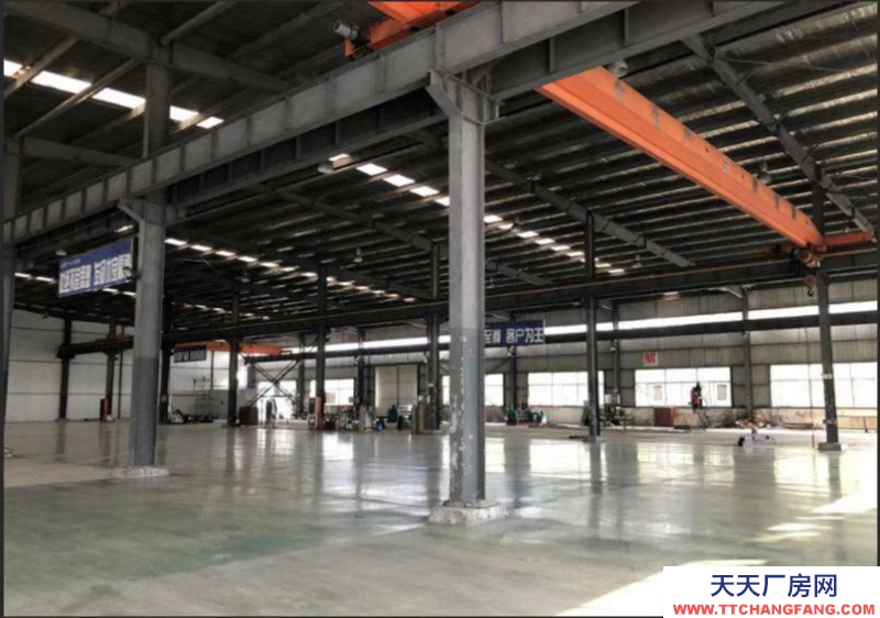 天寧兩層戶型廠房，一樓層高12米，可架十噸行車