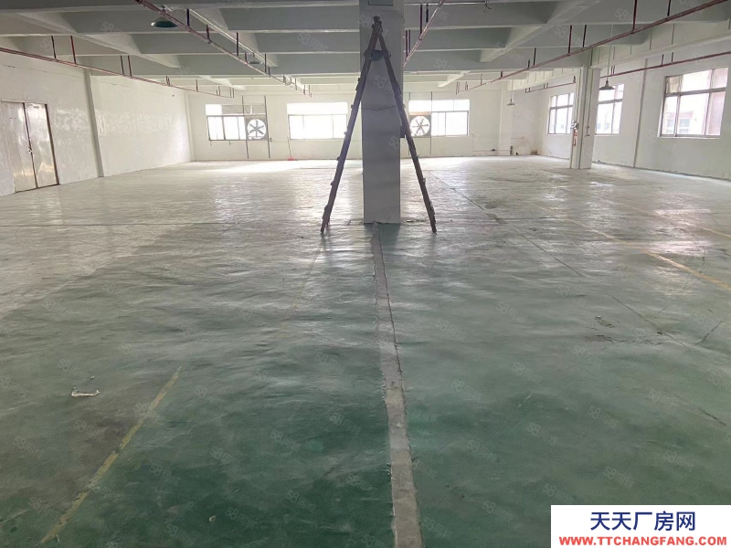 (出租) 東莞厚街工業園區原房東新空出樓上800平帶裝修廠房出租倉庫出租