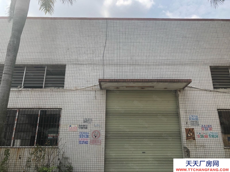 (出租) 廣州花都新華工業區1800方花園式磚墻到頂隔熱廠房注塑吹瓶汽配