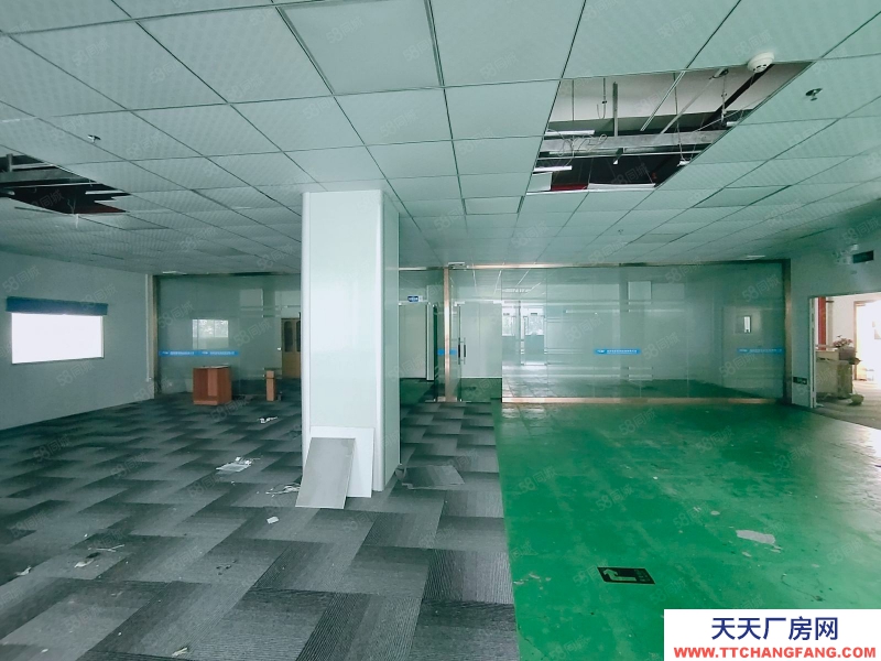 (出租) 深圳龍崗精裝修！5百平起分租平湖工業園樓上2千平廠房倉庫出租車位充足