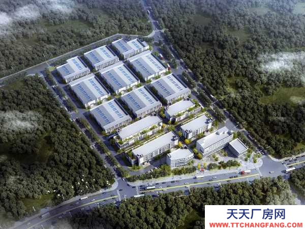 株洲市石峰區云龍區正規工業園單層鋼結構廠房出售，廠房配套成熟，位置好