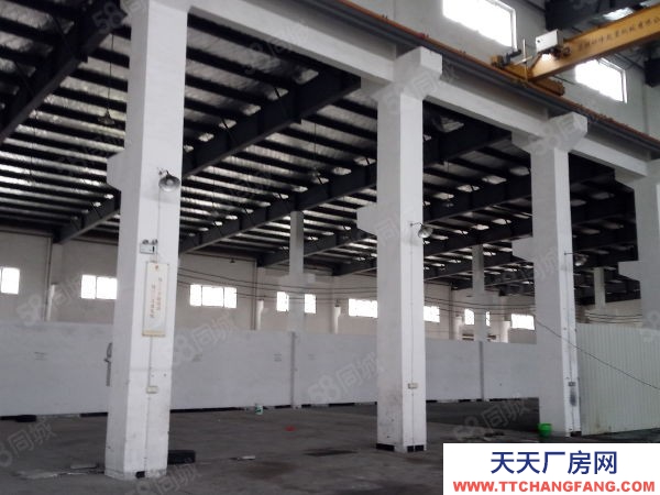 蘇州市 吳中郭巷單層火車頭帶行車廠房3080平出租原房東出租