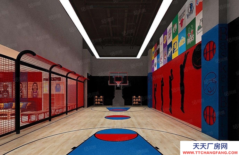 (出租)天津 河西銀河廣場附近300平兒童籃球館現有客源4.5高