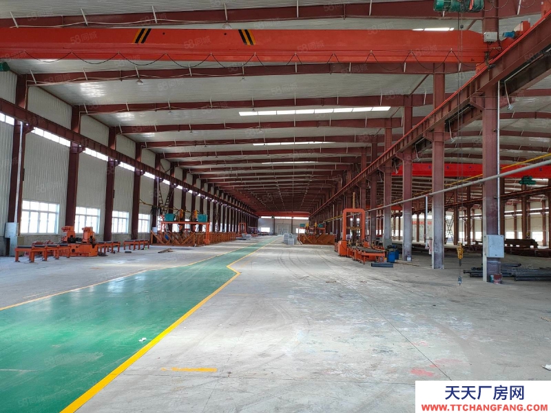 (出租)天津靜海 獨(dú)門獨(dú)院46畝 辦公食堂齊全 所有手續(xù)齊全 帶天車