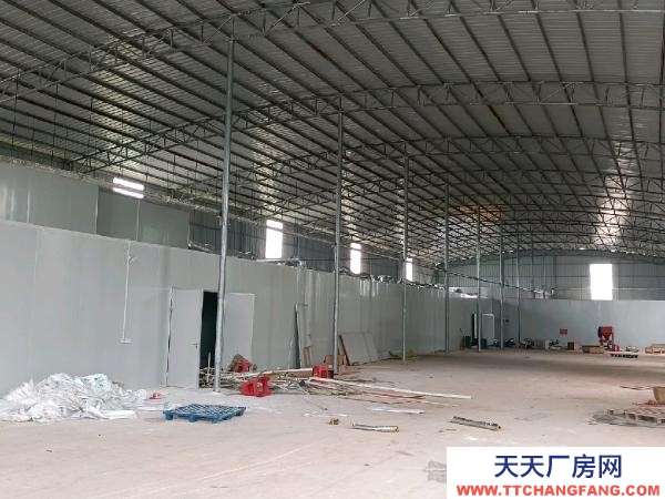 衡陽市常寧市 214線旁鋼架廠房（23m×78m），四周有窗戶