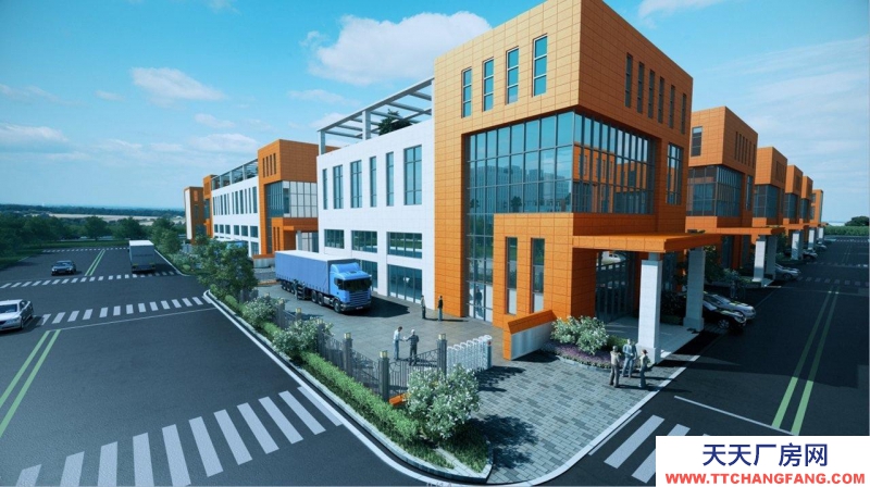 (出售) 西安周至2層半獨棟獨院墅式廠房，7.8米層高，送800㎡庭院露臺