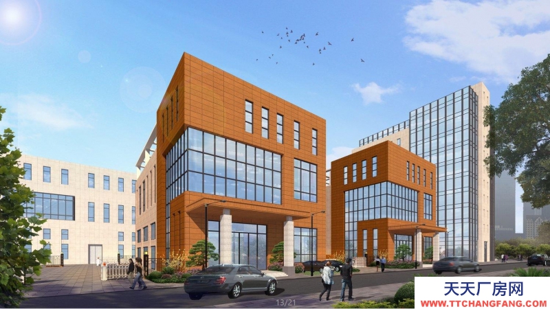 (出售) 西安周至2層半獨棟獨院墅式廠房，7.8米層高，送800㎡庭院露臺