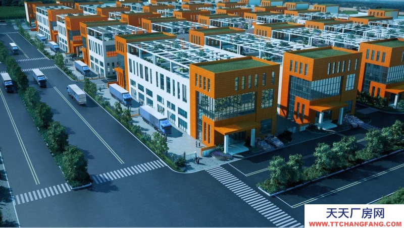 (出售) 西安周至2層半獨棟獨院墅式廠房，7.8米層高，送800㎡庭院露臺