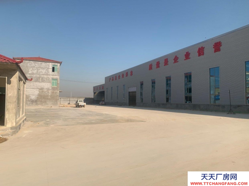 濟寧梁山面向掛車制造企業，帶公告，共4夸車間，每夸20間，標準廠房