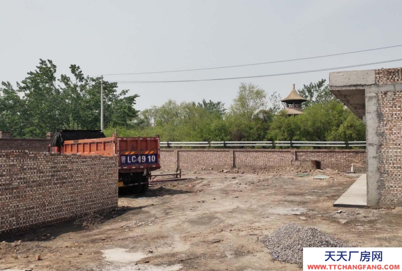 (出租) 帶租金轉讓！羅王莊108國道邊， 廠房場地 1200平米