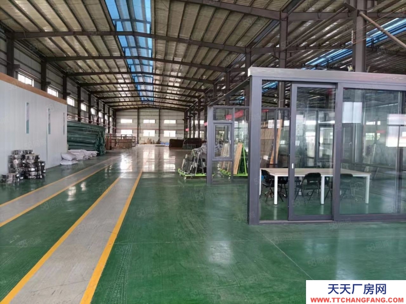 (出租) 佛山三水西南南岸工業區現成地坪漆水電裝修單一層廠房7600方出租