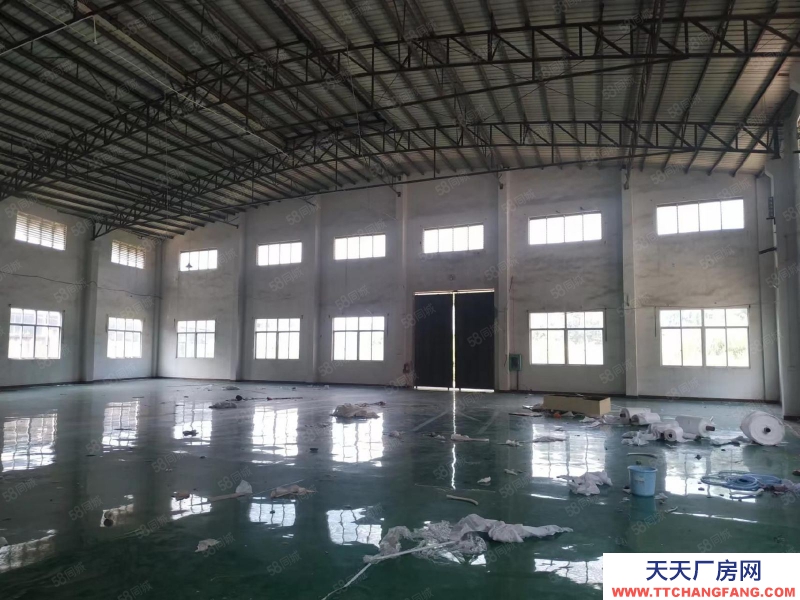 (出租) 佛山高朋獨棟倉庫廠房，現(xiàn)成地坪漆車間辦公室