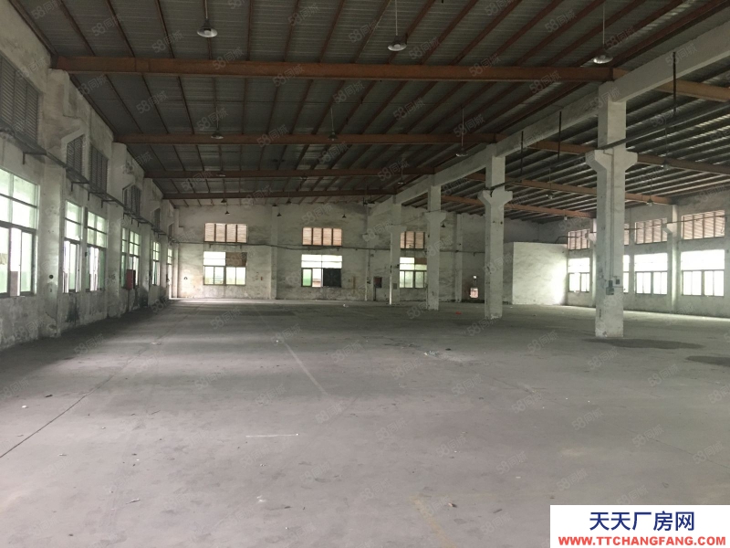 (出租) 深圳平湖清平高速出口獨(dú)棟3000平滴水8米鋼構(gòu)廠房出租分租空地大