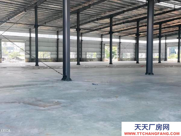 郴州市桂陽區 5700平米，高11米，地板金鋼砂材質，消防管道到位。