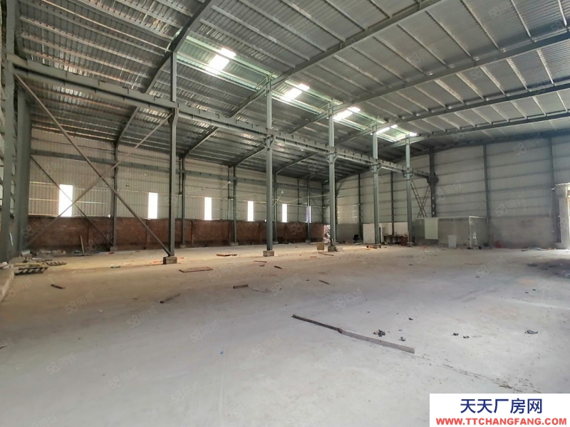 (出租) 河源市東源縣單一層鋼構(gòu)廠房，位于國道旁邊，交通便利1200平適合電子