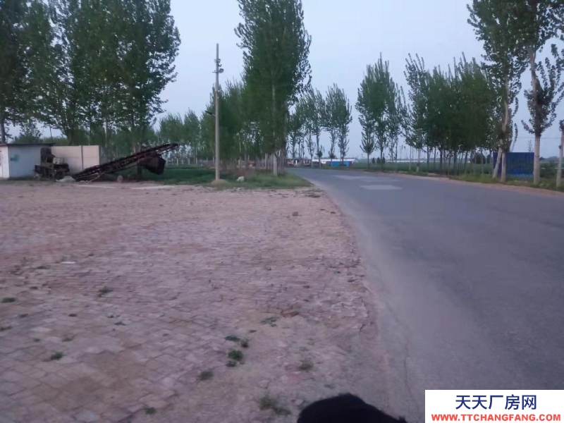 滄州 南皮(出售) 新霞線路邊，地面廣闊交通便利，可租可售。