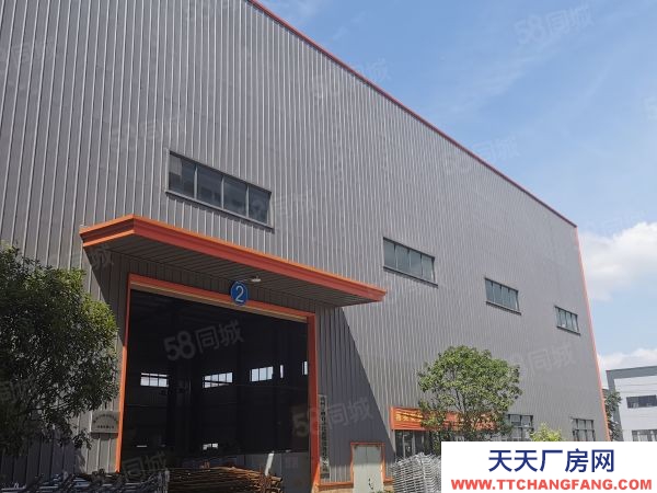 贛州市贛縣機加工廠房  贛縣紅金工業園2000平鋼結構廠房倉庫，主干道邊，好進車