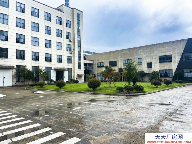 臺州市天臺(出租) 天臺洪三工業區，花園式廠房，精裝修辦公室，高空間利用率廠房。罐頭