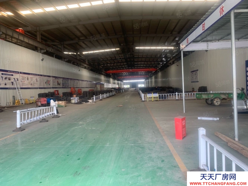 (出租) 南通海安開發區5000平帶4臺行車高12米的標準鋼混結構廠房機械加工