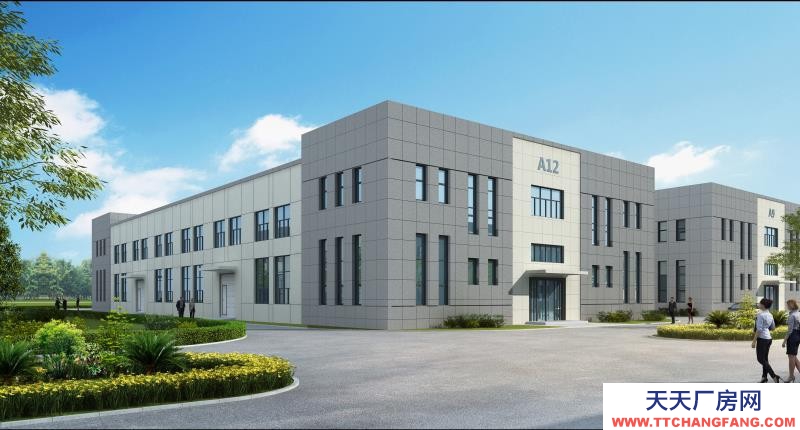 兩層戶型廠房，一樓層高12米可十噸行車