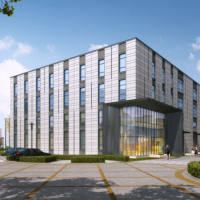 天寧兩層戶型廠房，一樓層高12米，可架十噸行車