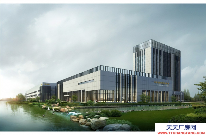 天寧兩層戶型廠房，一樓層高12米，可架十噸行車