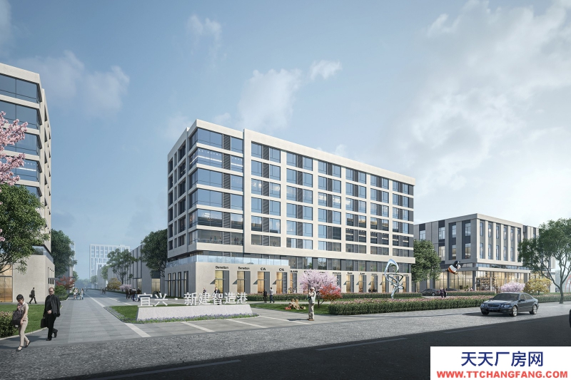 宜興新建框架結構單層火車頭廠房層高10米/雙層廠房層高7.9米出售