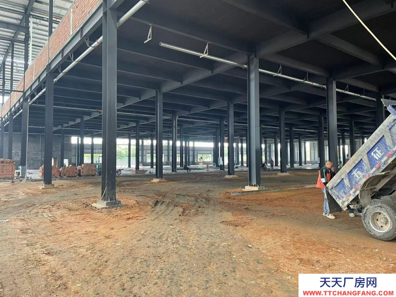 邛崍市食品產業園區標準鋼結構2500平廠房出租可分租