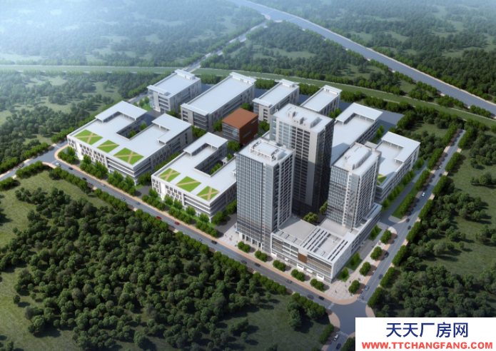 東廣人工智能谷，成華區三環邊龍潭功能區國資標準化廠房出租