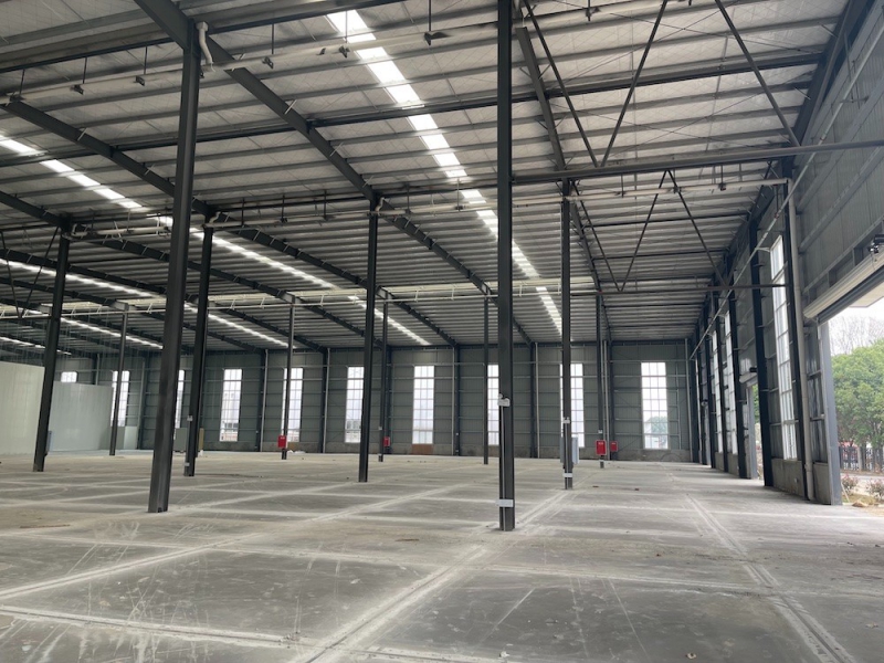 產業園全新標準鋼結構廠房1120平出租