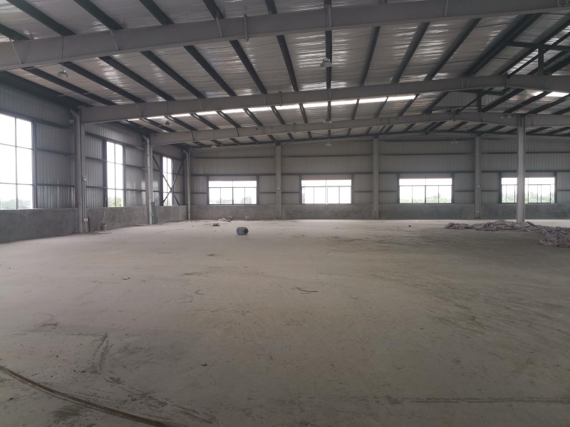 全新鋼結構廠房出租，可做醫藥生產和食品加工。