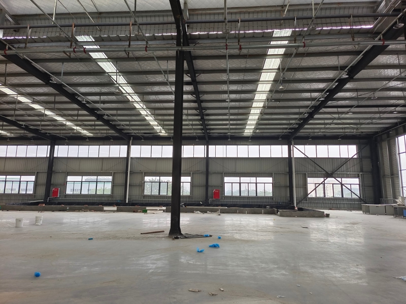 邛崍肉制品廠房出租3700平，全新鋼結構廠房