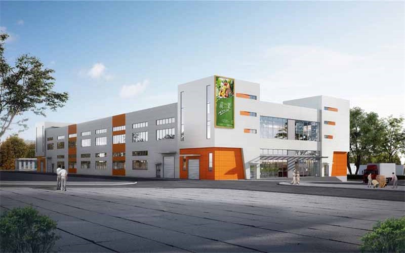 成都周邊200畝全新鋼結構食品加工廠房出售